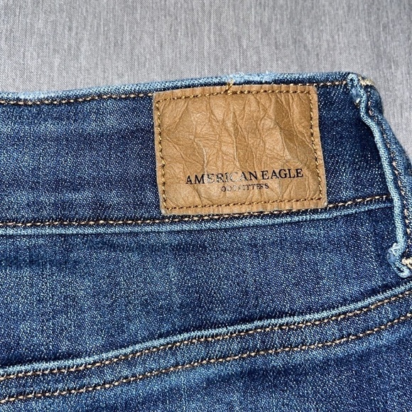 American Eagle Next Level Stretch High Rise Mini Skirt With Zipper Sides Size 14 - Picture 6 of 10